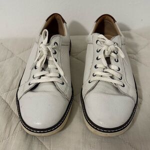 Johnston & Murphy Crema Leather Sneakers